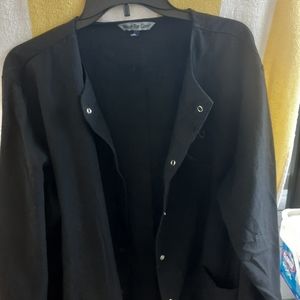 Long sleeve scrub top jacket